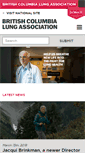 Mobile Screenshot of bc.lung.ca